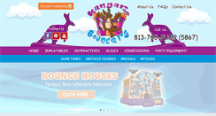 Desktop Screenshot of kangaroobouncers.com